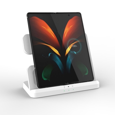 Material ABS PC Cargador inalámbrico de 15W para iPhone iWatch AirPod Rápido y conveniente