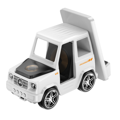 Cargador inalámbrico en forma de coche fresco Carga rápida para iPhone Airpods IWatch
