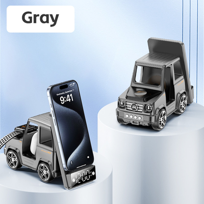 Carro fresco en forma de color gris cargador inalámbrico de carga rápida para iPhone Airpods IWatch