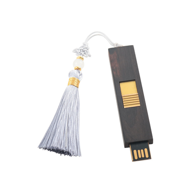 98 Sistema Disco USB de madera con memoria de material de madera de caja 512 GB Impresión o relieve Soporte rectangular OEM