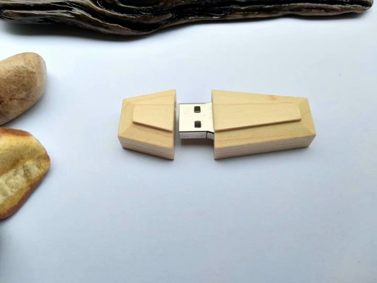 Disco flash USB de madera ecológico Función de madera de bambú con velocidad de lectura de 10 20MB / S