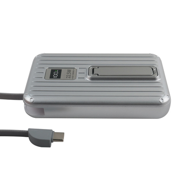 Banco de energía portátil blanco con caja manual de cables accesorios y 38.3 aprobado
