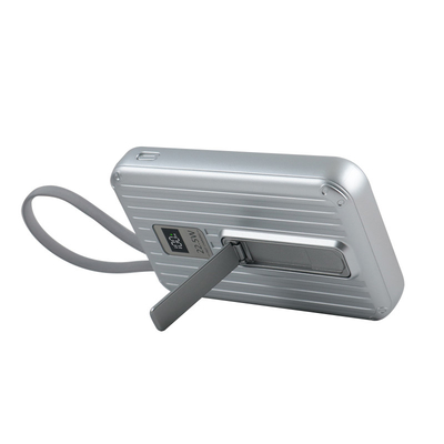 Banco de energía portátil blanco con caja manual de cables accesorios y 38.3 aprobado