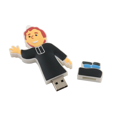 Ronda personalizada personalizada USB stick a granel con 10 años de retención de datos solución de seguridad de datos