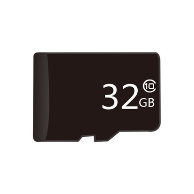 Una tarjeta de memoria negra con memoria completa y capacidad de 64 GB