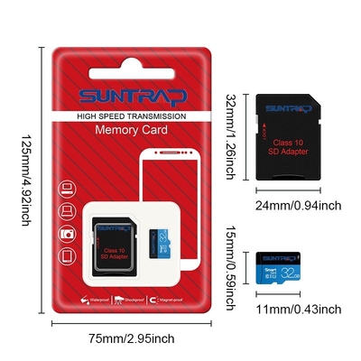 Velocidad de las tarjetas de memoria Soporte de Impresión personalizada 3.0 50mbs Velocidad de lectura Compatible con la mayoría de los dispositivos