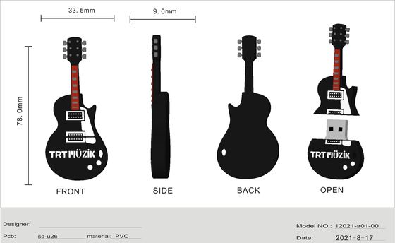 Ayudar al cliente a abrir el molde muy rápido. Abrir el molde de PVC de dibujos animados USB