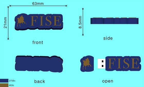 Formas personalizadas Memoria flash USB Producción de PVC o silicona hecha fácil con molde abierto