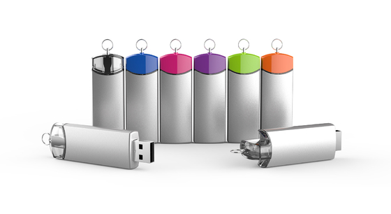 Personalizable 8-15MB/s Escribir USB Flash Drive de metal con logotipo Speed Dome