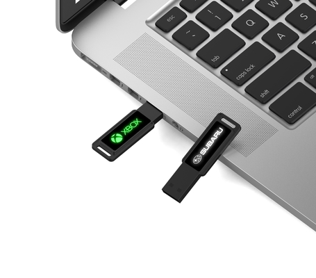 Unidad Flash de Alta Velocidad Cristal USB con Luz LED Brillante
