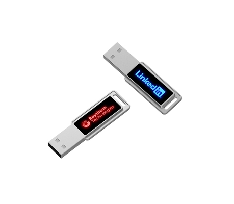 Unidad Flash de Alta Velocidad Cristal USB con Luz LED Brillante