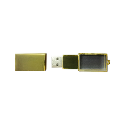 Elegante luz LED de cristal con cuerpo metálico y velocidad de lectura USB 2.0 8-15MB/S