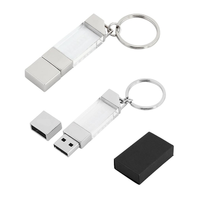 Ｗith anillo de cristal usb 2.0 y usb 3.0 la luz led puede brillar