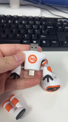 Memoria USB USB 2.0 y 3.0 del PVC del personaje de dibujos animados de los  con forma linda