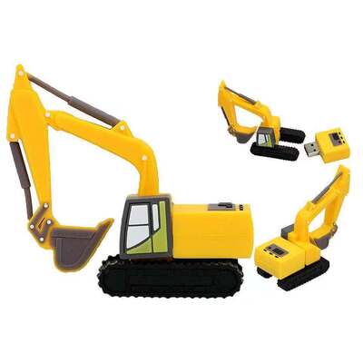 Excavator Shaped Usb Flash Drive Excavator Usb Memory Made By Customer Mold