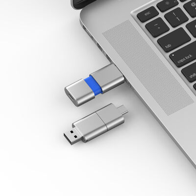 Tipo de velocidad rápida C con USB 3.0 y USB 2.0 Flash Drive Slide Match forma CE, FCC, ROHS