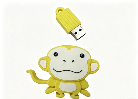 Personalizado en forma de mono molde de PVC Disco flash USB personalizado con opción de cifrado de datos para el marketing y acceso seguro a los datos