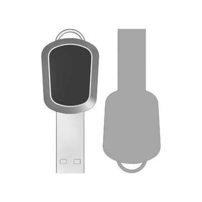 USB 2.0 y USB 3.0 Cristal USB Stick Material de soporte de metal Carga de datos adecuado para la transferencia y almacenamiento de datos grandes