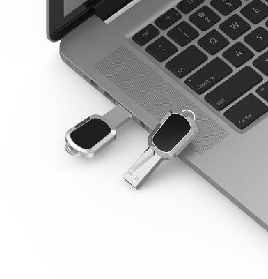 USB 2.0 y USB 3.0 Cristal USB Stick Material de soporte de metal Carga de datos adecuado para la transferencia y almacenamiento de datos grandes