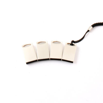 El USB del metal con el logotipo del laser de memoria USB del metal del llavero sigue diseño modificado para requisitos particulares