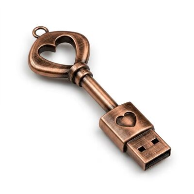 Memoria USB estilo retro que ofrece 10 MB/s de velocidad, adecuada para almacenamiento digital portátil y gestión de datos