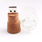 La botella de madera de memoria USB de 16GB 32GB 64GB formó el tapón de cristal del vino
