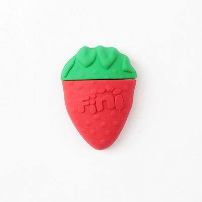 El chocolate lindo de la fresa de la sandía del palillo del molde abierto USB del PVC formó