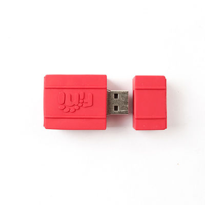 El chocolate lindo de la fresa de la sandía del palillo del molde abierto USB del PVC formó
