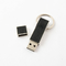 Memoria USB de cuero negra con la velocidad USB 2,0 y 3,0 de Ring Good Make Logo Fast de la llave
