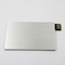 La tarjeta de crédito llena de la memoria 2,0 USB pega el material del metal de 64GB 128GB 20MB/S