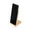 Cargador inalámbrico vertical reciclable de bambú 7.5W 205KHZ del teléfono móvil