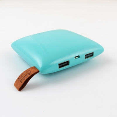 Calidad publicitaria azul 3000MAH de la batería del banco del poder del regalo del estilo buena