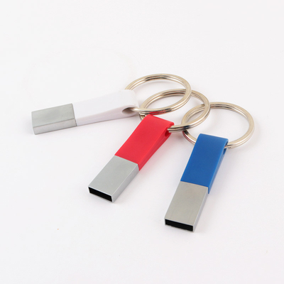 Memoria USB plástica de alta velocidad de 32G 64GB 128GB con Ring For Car Key Backpack
