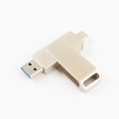 Tipo 256GB de alta velocidad 128GB de memoria USB 2,0 y 3,0 del metal de la torsión de C