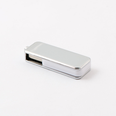 Un lado que cubre con una cúpula el logotipo 3,0 metal de la unidad USB de 2,0 torsiones 360 grados