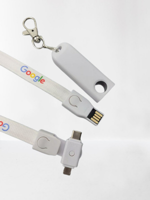 ODM del logotipo de la impresión de pantalla de Lanyard Usb Flash Drive 8GB 64GB 128GB del collar