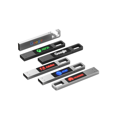 Memoria USB 16G 32G 64G 128G 2,0 de la luz del regalo de vacaciones LED