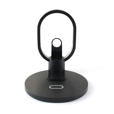 Cargador inalámbrico de lámpara de plástico de velocidad rápida para cargar el auricular del teléfono 15W
