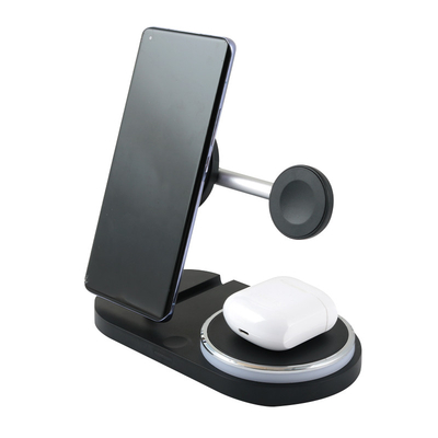 Tipo C Connect plegable 3 en 1 cargador inalámbrico para teléfono auricular reloj