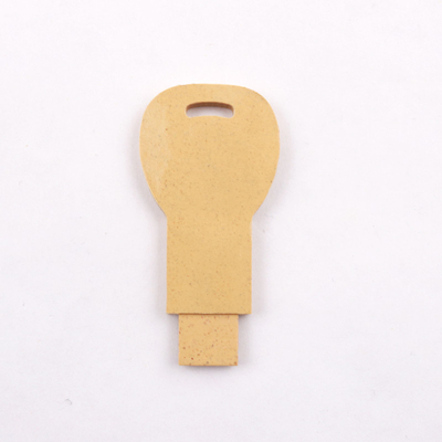 15MB/S 32GB 128GB Recyclables Straw Material Usb Flash Drive 2,0 rápidamente