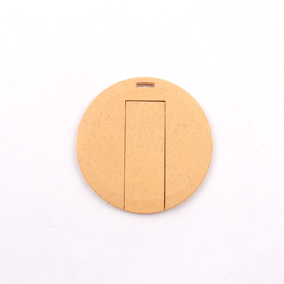 Recicle los regalos promocionales de Straw Material Card Usb Stick 2,0 20MB/S 64GB 128GB