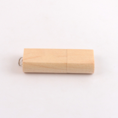 Memoria USB de madera del arce de 15MB/S 32GB 128GB con pequeño Ring Usb 3,0