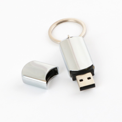Memoria USB brillante del cuerpo del metal 3,1 70MB/S 256GB 512GB 1TB con el anillo