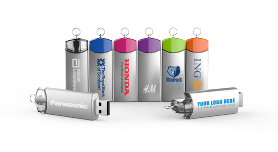 Velocidad rápida material de memoria USB 128GB 512GB 100MBS del metal del Usb 3,1 de la aleación del cinc