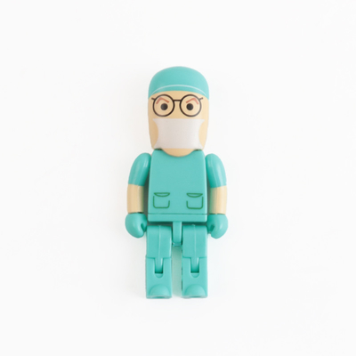 Doctor Enfermera Forma Plástico USB Stick Flash Drive USB 2.0 o USB 3.0