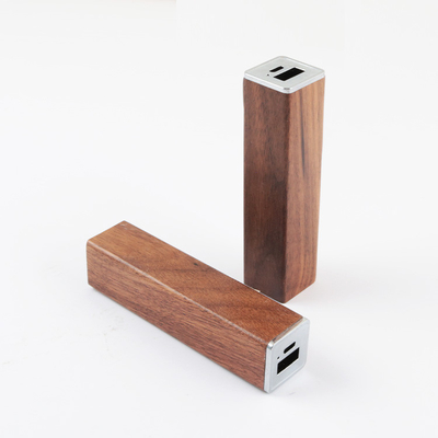 Banco de madera 2400mah 3000mah 18650 Li Ion del poder de la batería llena de alto nivel