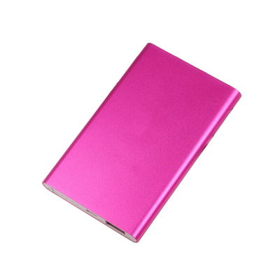 La publicidad portátil del banco del poder del regalo del metal diseña 3000MAH 5000 MAH Lithium Battery