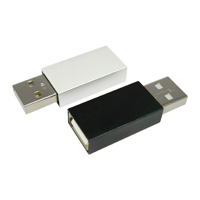 Bloqueador de cargador de cable de 2g para teléfono celular Detención de datos USB Defensor - Plata