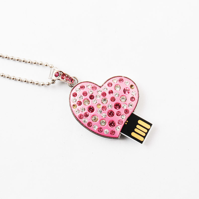 Diamante 32GB 64GB 2.0 USB Stick Disco flash de cristal con toda la memoria