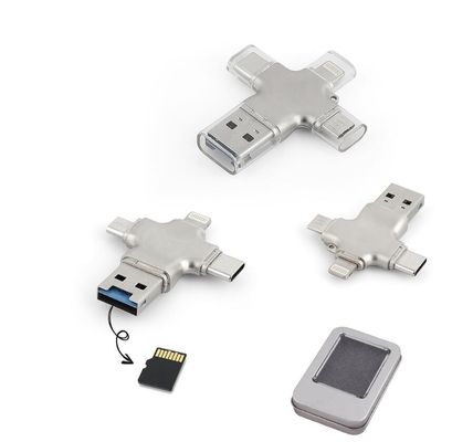 4 en un tipo memorias USB de C OTG USB 2,0 3,0 30MB/S para el teléfono de Android